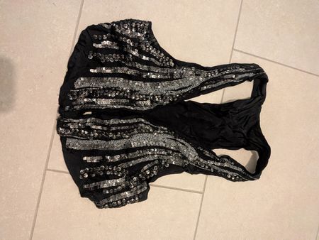 gilet à paillettes ~XS-S
