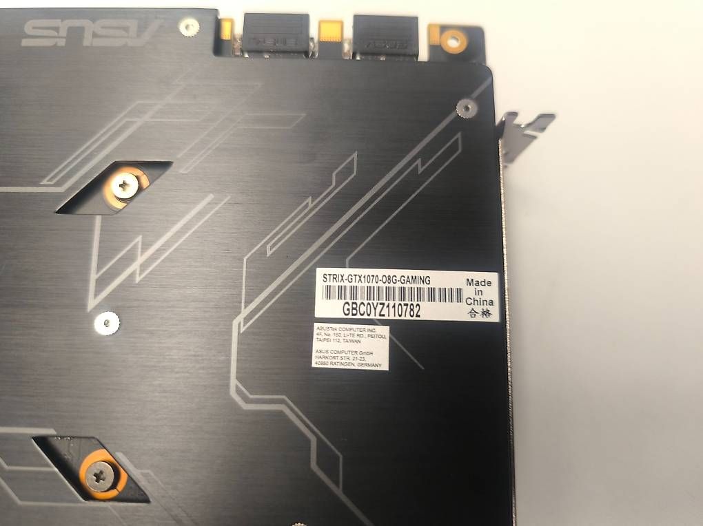 Asus Grafikkarten: ASUS ROG Strix GeForce GTX 1070  8GB – Gebraucht aus Wald ZH von 89kingle 3