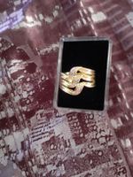 Edelstahl Ring mit Zirkoniasteinen, Grösse 66Top Zustand