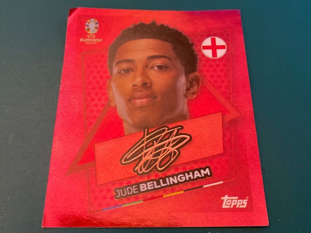 Topps UEFA Euro 2024 Sticker ENG SP JUDE BELLINGHAM SIGNIERT | Kaufen ...