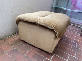 Hocker Vintage Samt