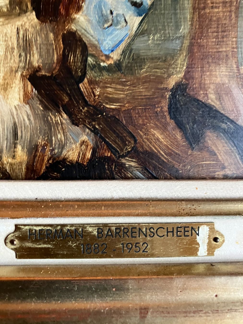 Dipinti: Idyll auf der Terrasse, Ölbild signiert – Usato da Männedorf venduto da Amleto3 2