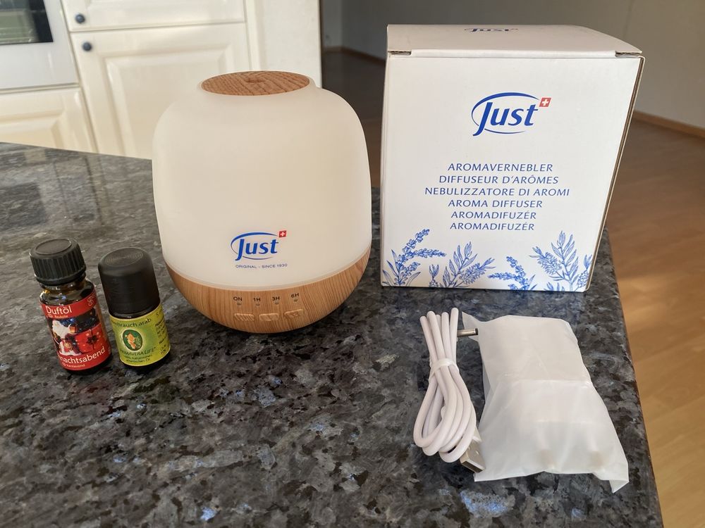 Just Aroma Diffuser mit Duftöl - Entspannung für Zuhause! (Neu und ...