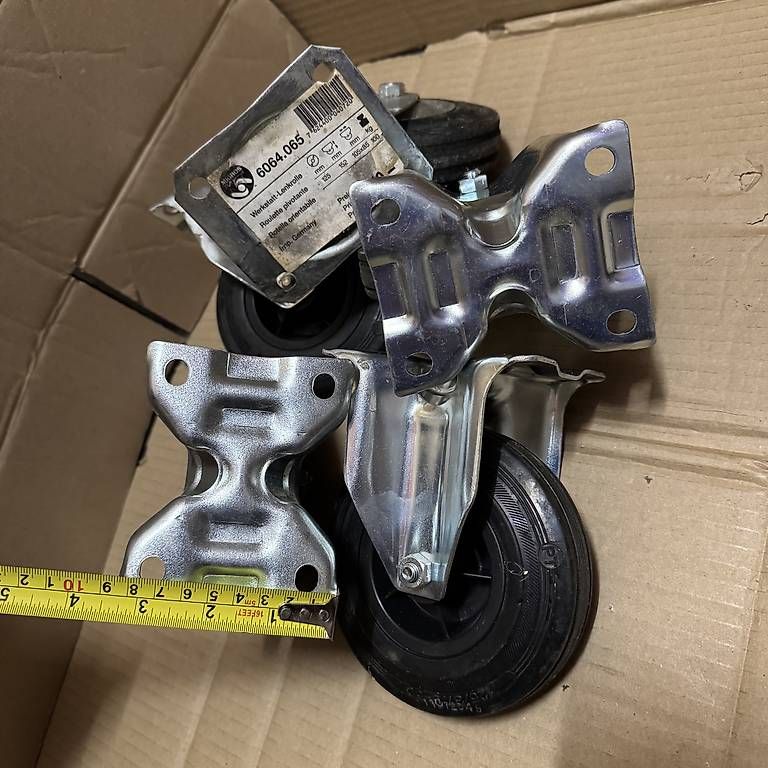 Sonstiges zum Lager & Transport: 5 stück Industrie Container Räder Rollen 125/37,5-50 – Neu (gemäss Beschreibung) aus Sachseln von AbrahamOW 2