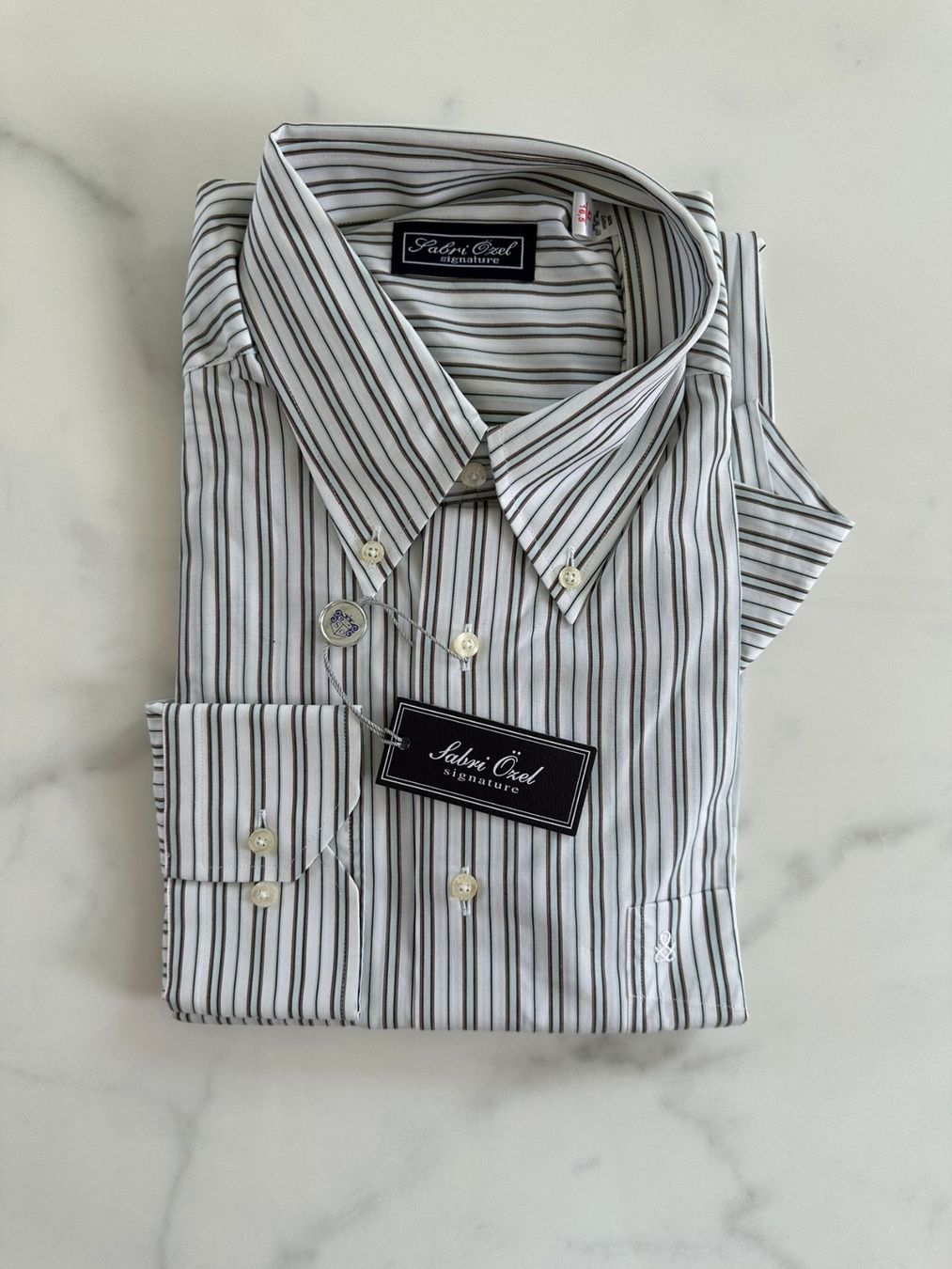 Camicie: Herren Hemd Gr 42 Neu! – Nuovo e nell'imballaggio originale da Lausen venduto da Swissart123