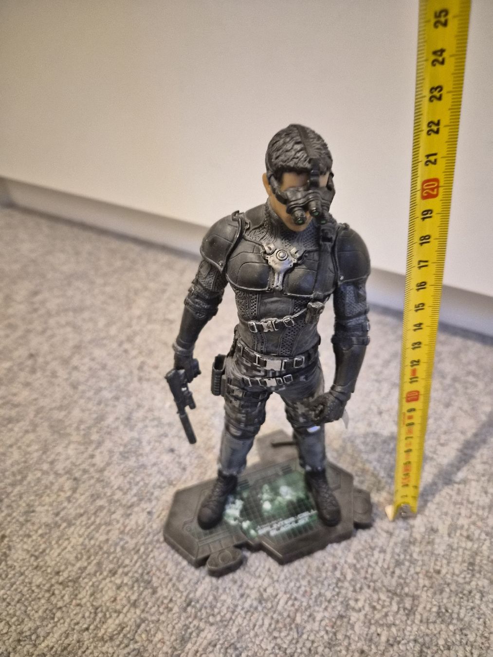 Figuren: Splinter Cell Sam Fisher Figur ca. 20 cm gebraucht – Gebraucht aus Rheineck von dejavou69