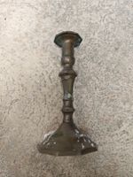 Antiker Kerzenständer aus Messing, Vintage