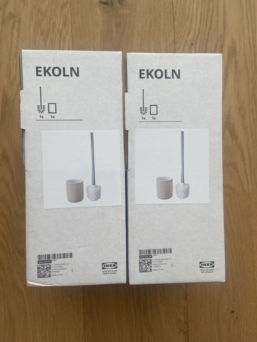 Ikea Altri accessori per il bagno: Neu: 2x IKEA Ekoln WC-Bürste – Nuovo e nell'imballaggio originale da Sirnach venduto da kunoa
