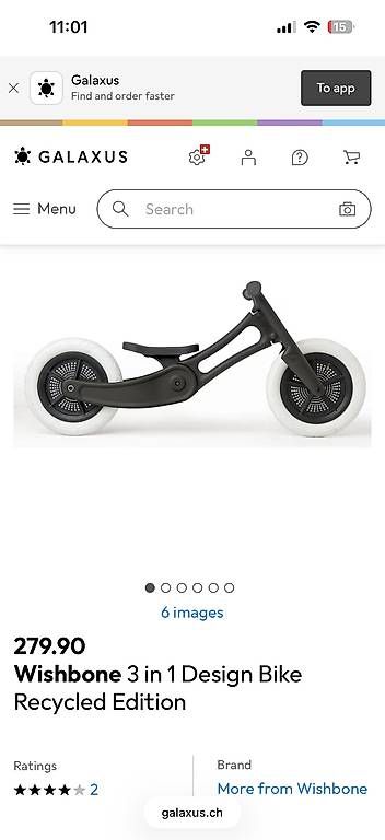 Biciclette: Laufvelo wishbone – Usato da Uznach venduto da Jas_9lxg