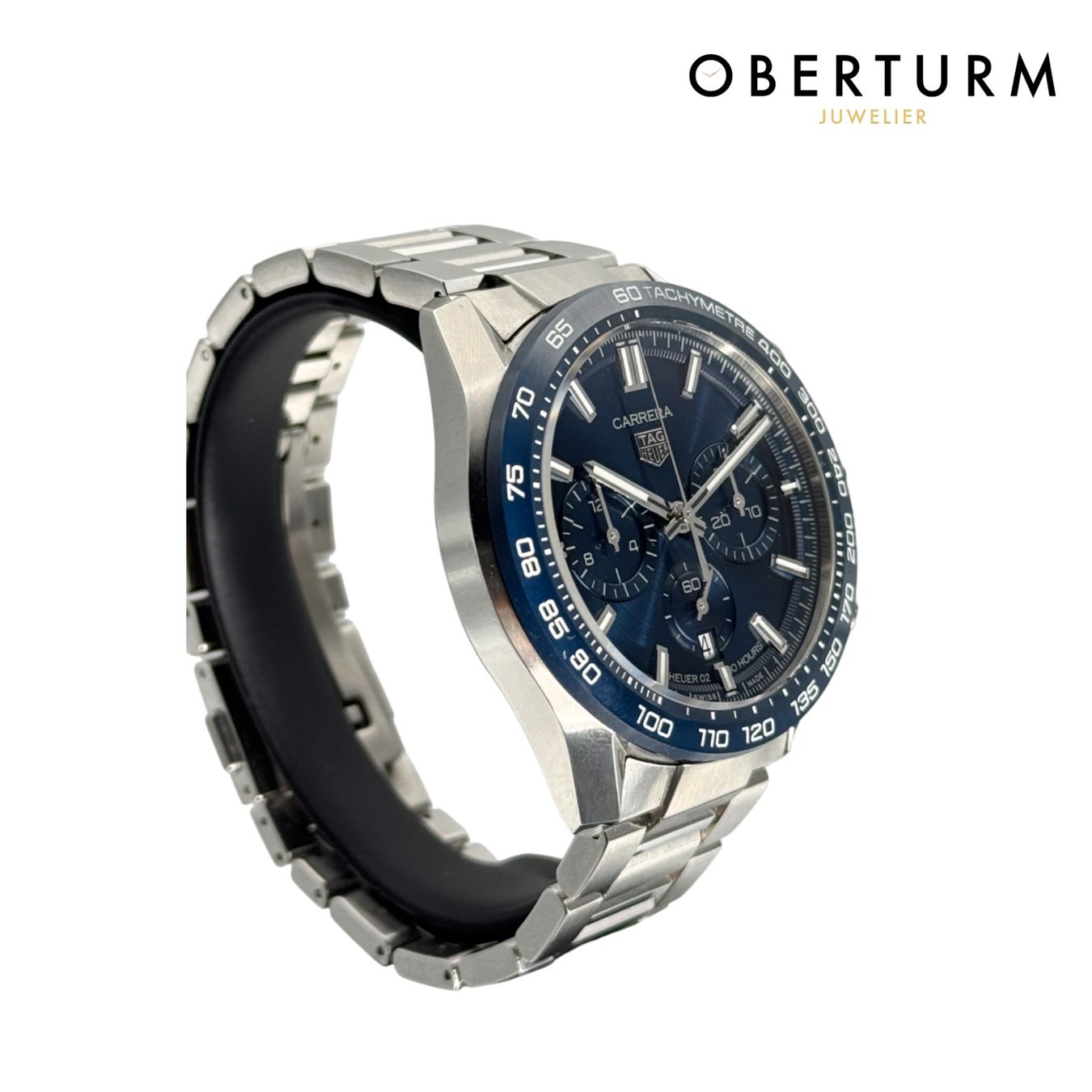 Tag Heuer Orologi: TAG Heuer Carrera Chronograph Blau – Usato da Brugg AG venduto da Oberturm 1
