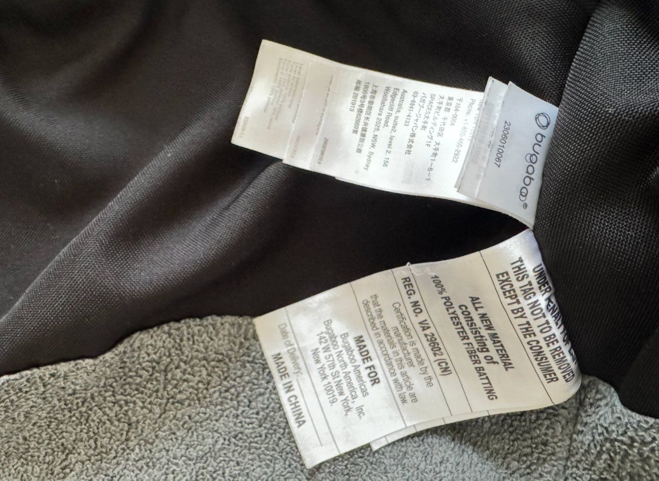 Bugaboo Sacchi a pelo: Bugaboo Fusssack - Black - vie neu – Usato da Zürich venduto da Mi_R 3