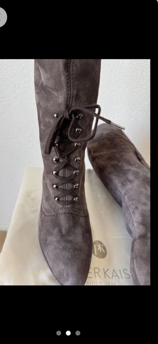 Kaiser Scarpe da donna: Peter Kaiser Wildlederstiefel Grösse 5.5 / 38.5 – Nuovo e nell'imballaggio originale da Regensdorf venduto da weiningerl 1