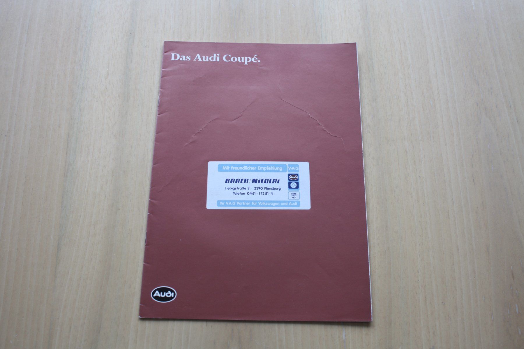 Audi Documents: Audi Coupe Prospekt 1981 – D'occasion à Wikon par erwin400