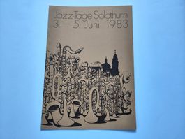 Jazz-Tage Solothurn 1983 Programmheft