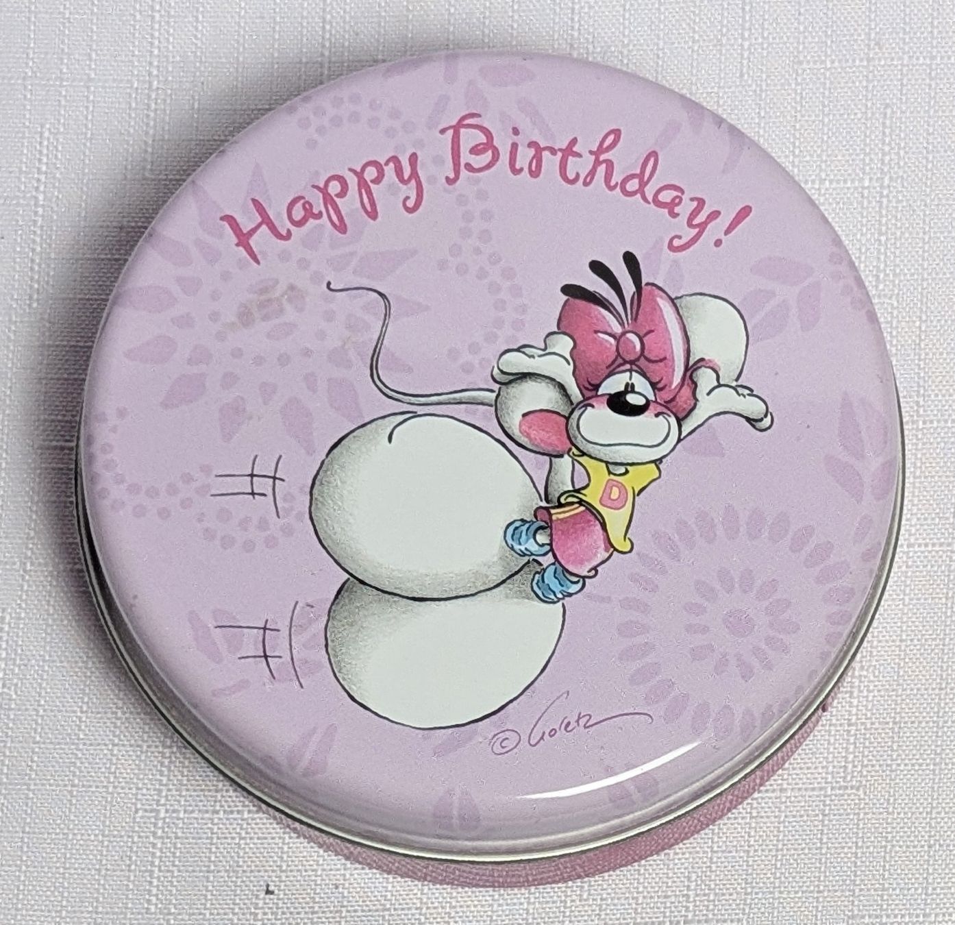 Altro in Decorazioni & Accessori: Vintage Diddl Blech Dose - Diddlina -  Happy Birthday – Usato da Wängi venduto da ABIZONE-86 2