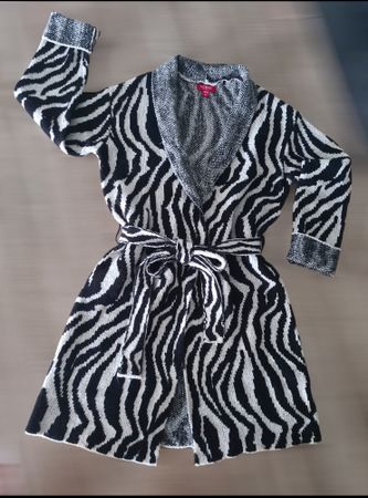 ORIGINAL/Jaquette Tricot /Femme"Guess"(XS) Beige/Noir