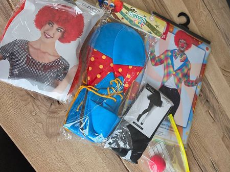 Kostüm Clown neu, Set XL