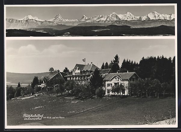 Ansichtskarten: Walkringen, Rüttihubelbad, Alpenpanoram – Gebraucht aus Berlin von bartko-reher