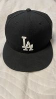LA Dodgers Cap 59FIFTY Gr. 7 1/4 Schwarz Sommerlich