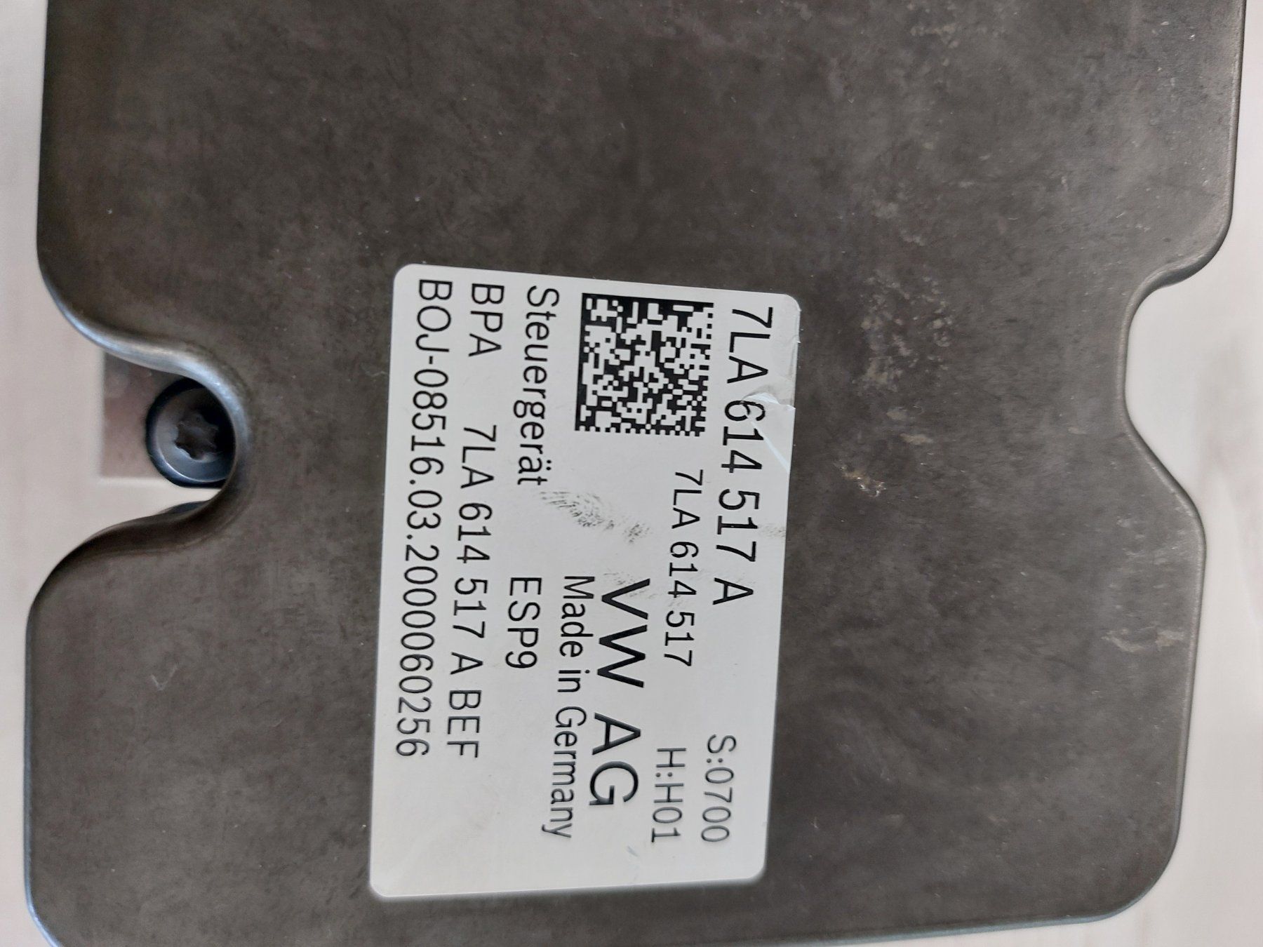 Volkswagen Alle Autoersatzteile: ABS Steuergerät 7LA 614 517 a BEF – Gebraucht aus Affoltern am Albis von tho_t2cv 1