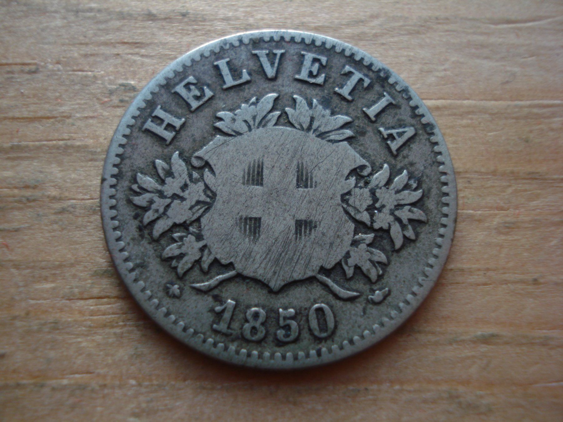 Tutti le monete: (N5) 20 Rappen 1850 – Usato da Erlach venduto da Net-Coins