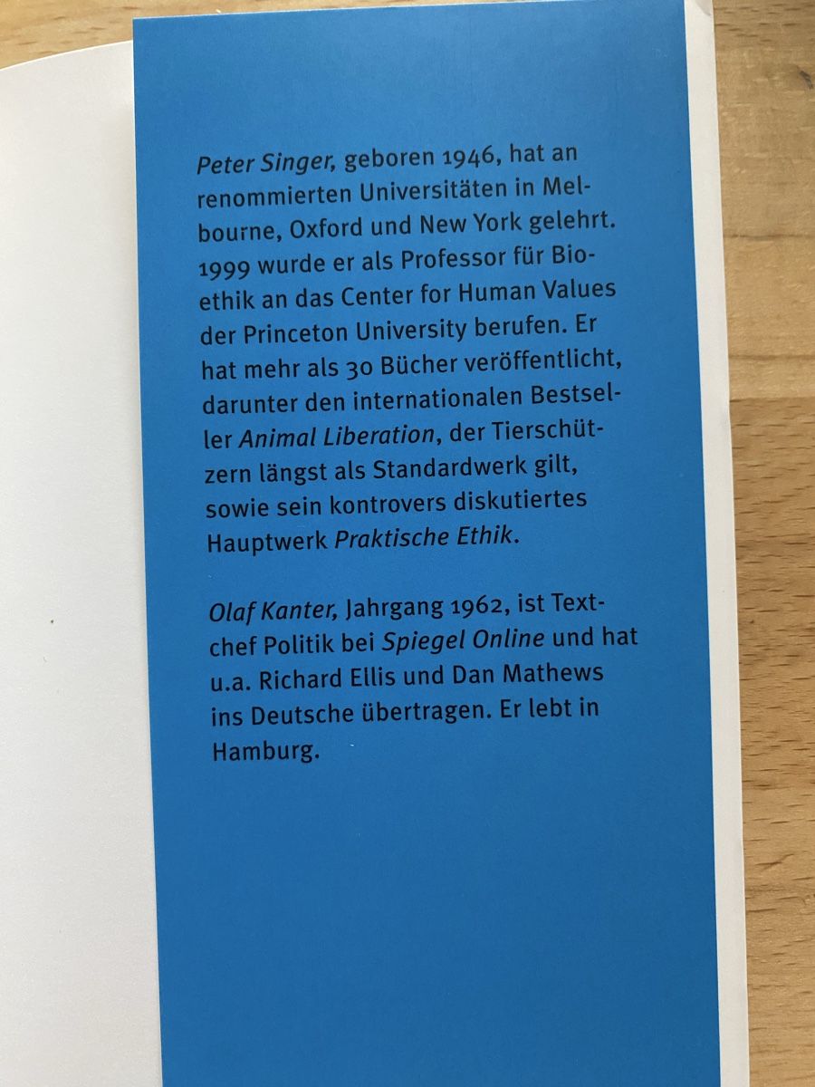 Libri: Leben retten - Peter Singer – Usato da Schwarzenburg venduto da Michellu 5