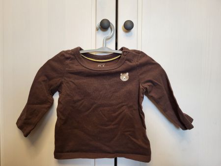 Alles ab 1CHF: Langarmshirt Bär, Gr. 68