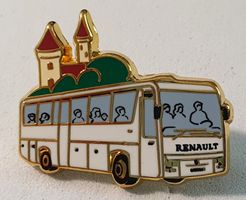 AA833 - Pin RENAULT Bus Car vor Schloss