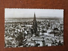 1959, Schöne Postkarte von Freiburg nach Winterthur