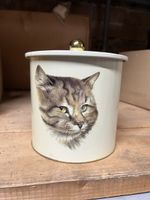 Blechdose Katzen Design 1984 vintage