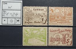 Lokalausgaben Cottbus Mi-Nr.21 w-24 w Postfrisch Tadellos