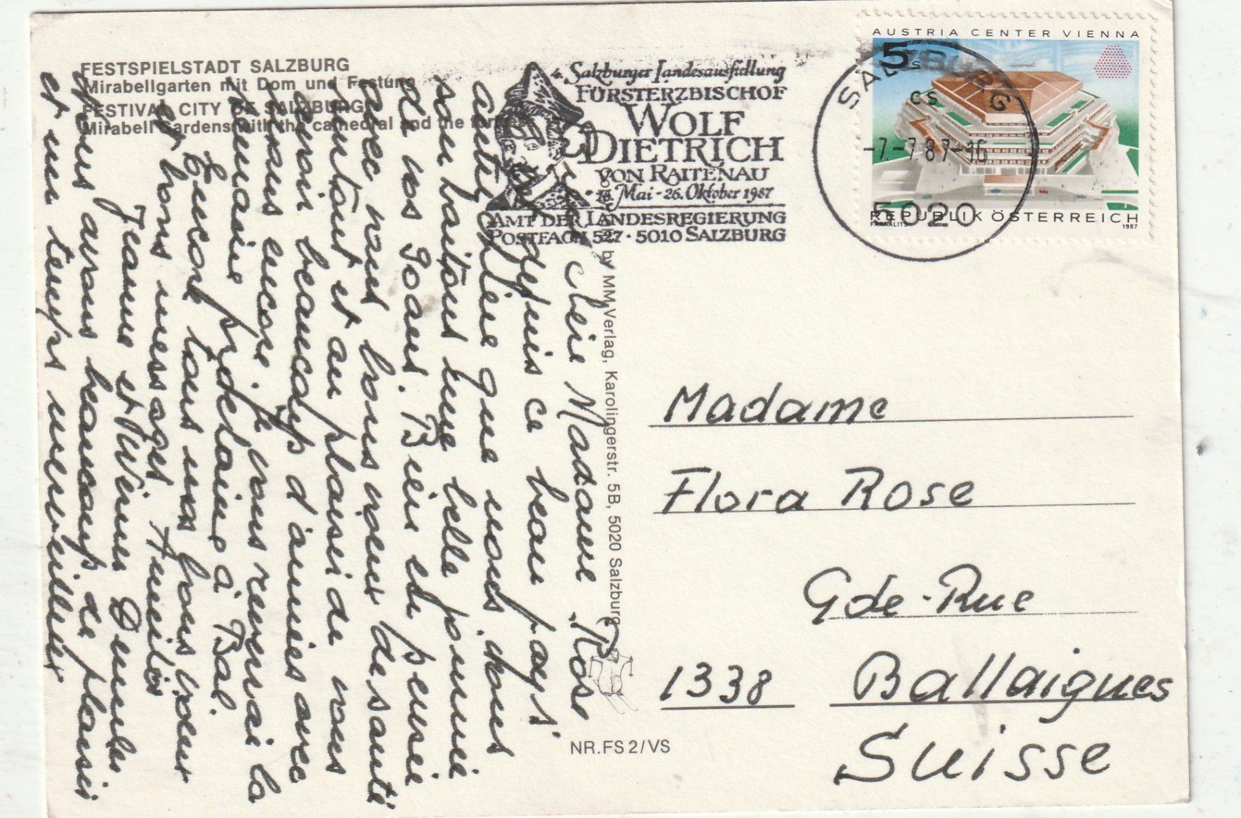 Cartes postales: Salzburg – D'occasion à Lumbrein par made02 1