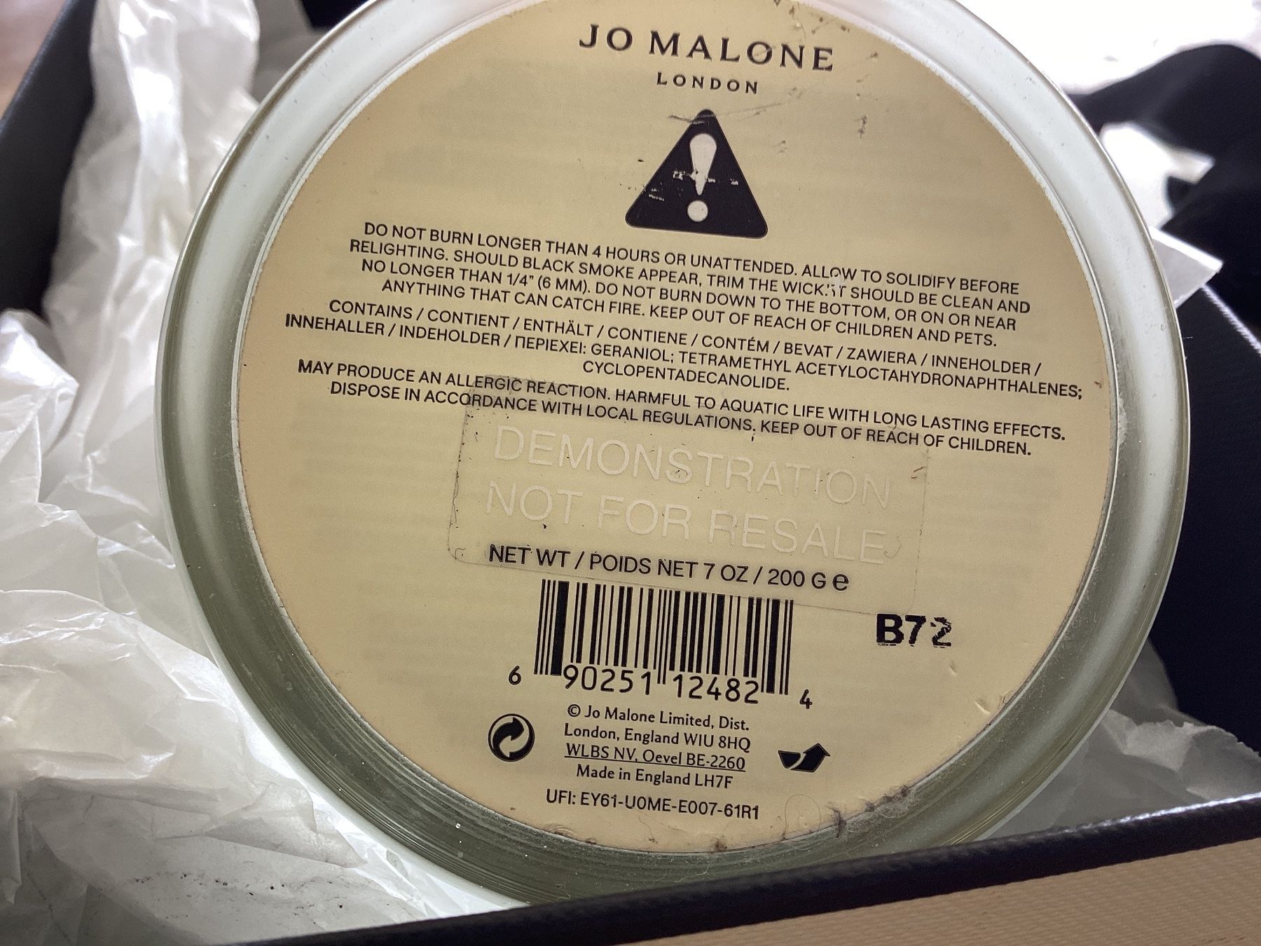 Jo Malone Kerzen: Jo Malone Candle The Rose – Gebraucht aus Bursinel von don_ccb9 2