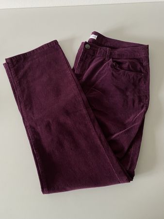 Samthose von Vogels, Grösse 42, Lila, Top Zustand!