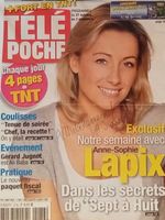 Anne-Sophie Lapix Autogramm signiert Magazinbild 15x21cm