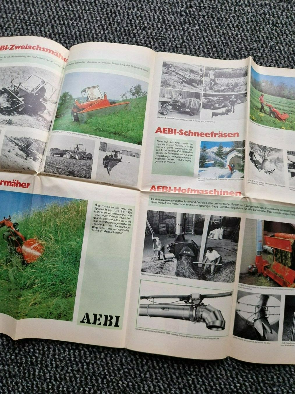 Original Aebi Post Nr. 31 / April 1983 / 100 Jahre Aebi (Gebraucht) in ...