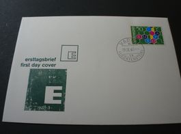 Liechtenstein 1960 FDC Europamarke, ungelaufen