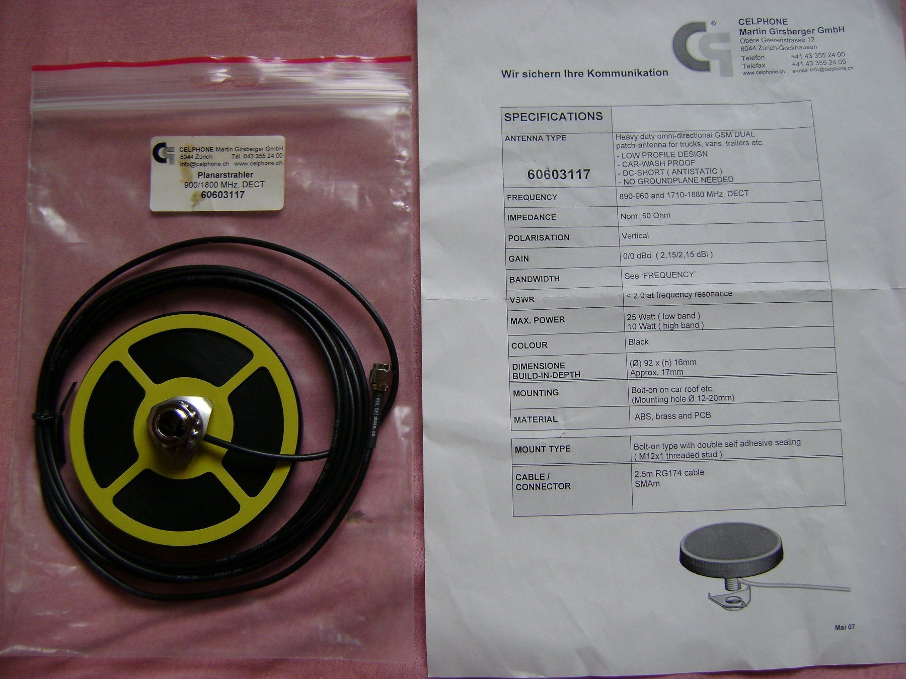 Antenne GPS: Antenne GPS Funk usw. – Nuovo e nell'imballaggio originale da Sins venduto da tomeks