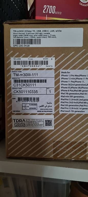 Stampanti:  Schwarz Epson  thermodrucker NEU – Nuovo e nell'imballaggio originale da Mumpf venduto da ivd_y8hf 2