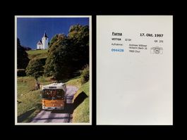 Furna Dorf Jenaz Prättigau Davos Postauto Vetter 10SH GR 375