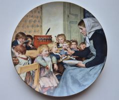 LANGENTHAL Suisse Sammelteller " Die Kinderkrippe Nr. 4212 B