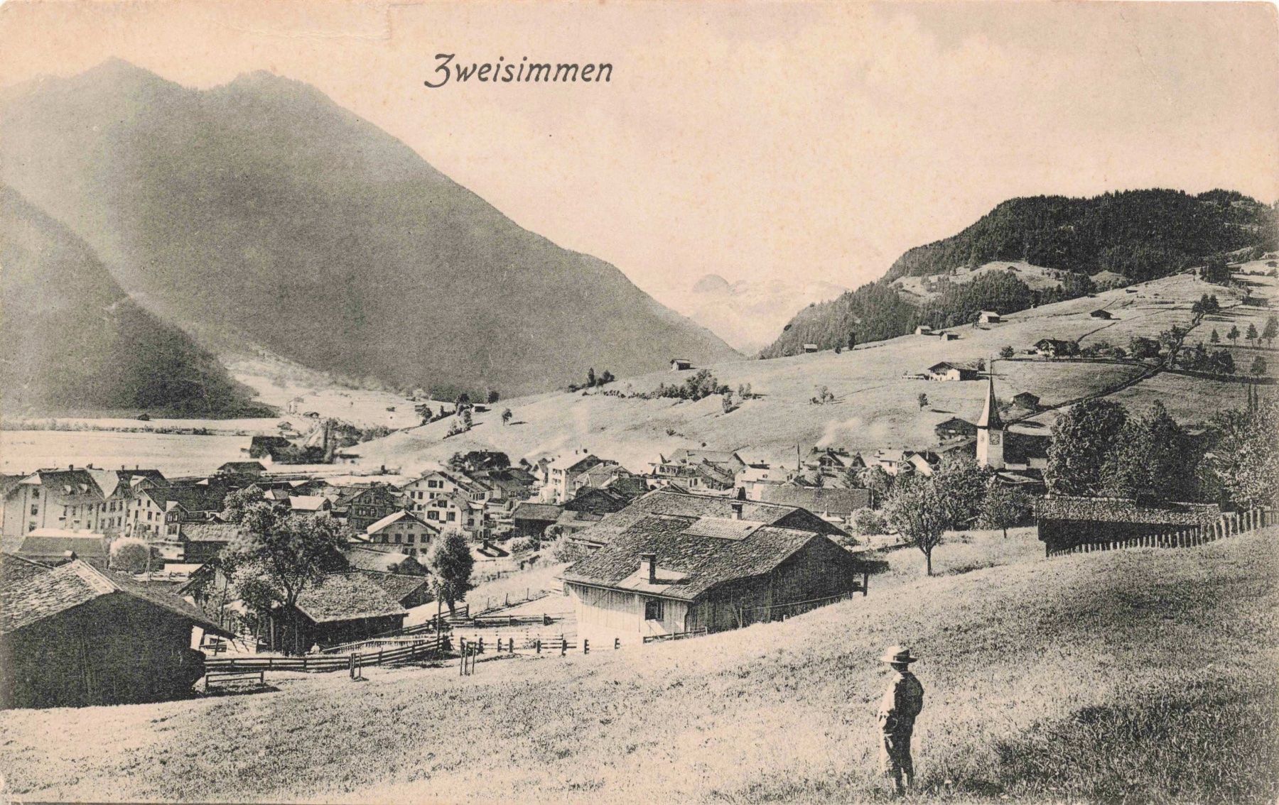 Ansichtskarten: Zweisimmen – Gebraucht aus Biasca von Blenio71