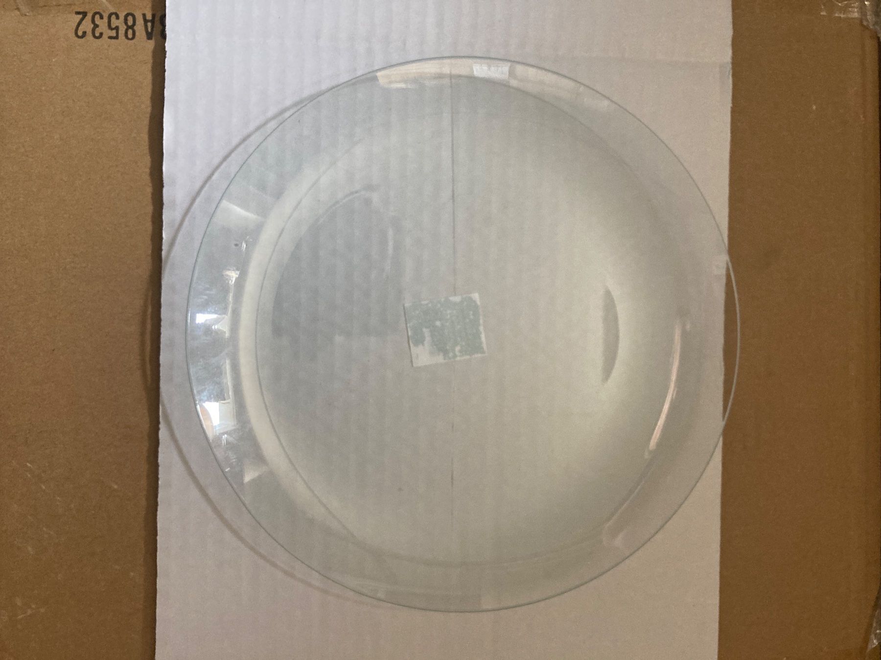Teller: Glasteller 25cm Balthasar Glasplatte Rund – Neu und originalverpackt aus Aarwangen von to-hirschi