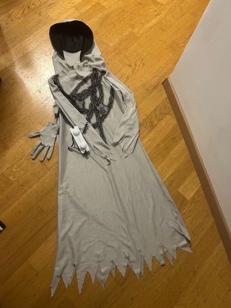 Gespenst-Kostüm mit Leuchteffekt, ideal für Halloween! (57)