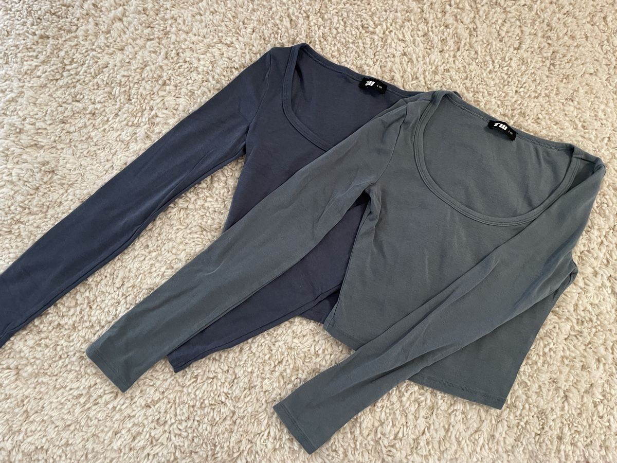 Tally Weijl Lotti di vestiti: Set Langarmshirts in Blautönen – Usato da Kilchberg BL venduto da ann_kwk5