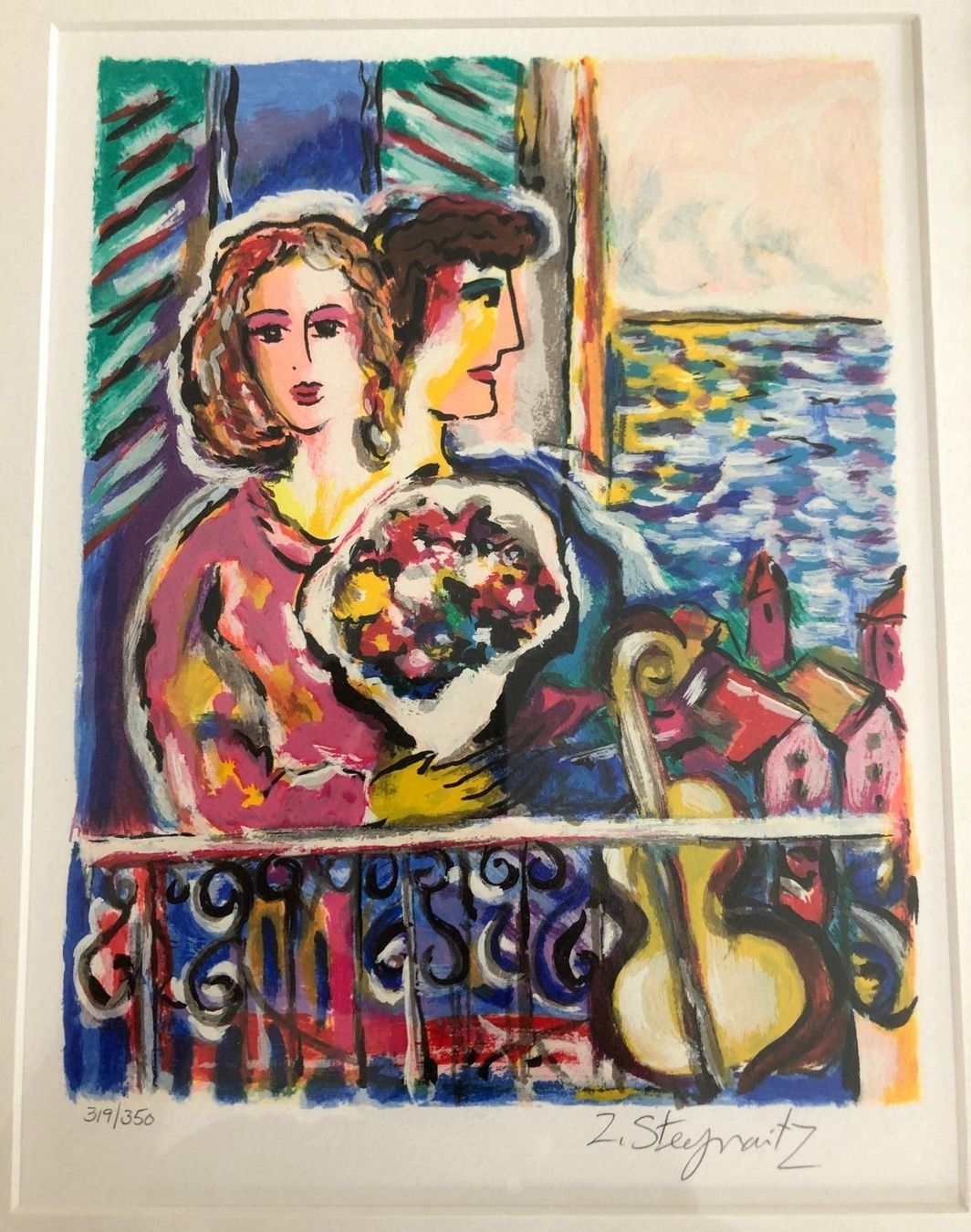 : Zamy Steynovitz - 'Couple on Balcony...' – Nuovo (secondo la descrizione) da Egg b. Zürich venduto da Escopazzo 1