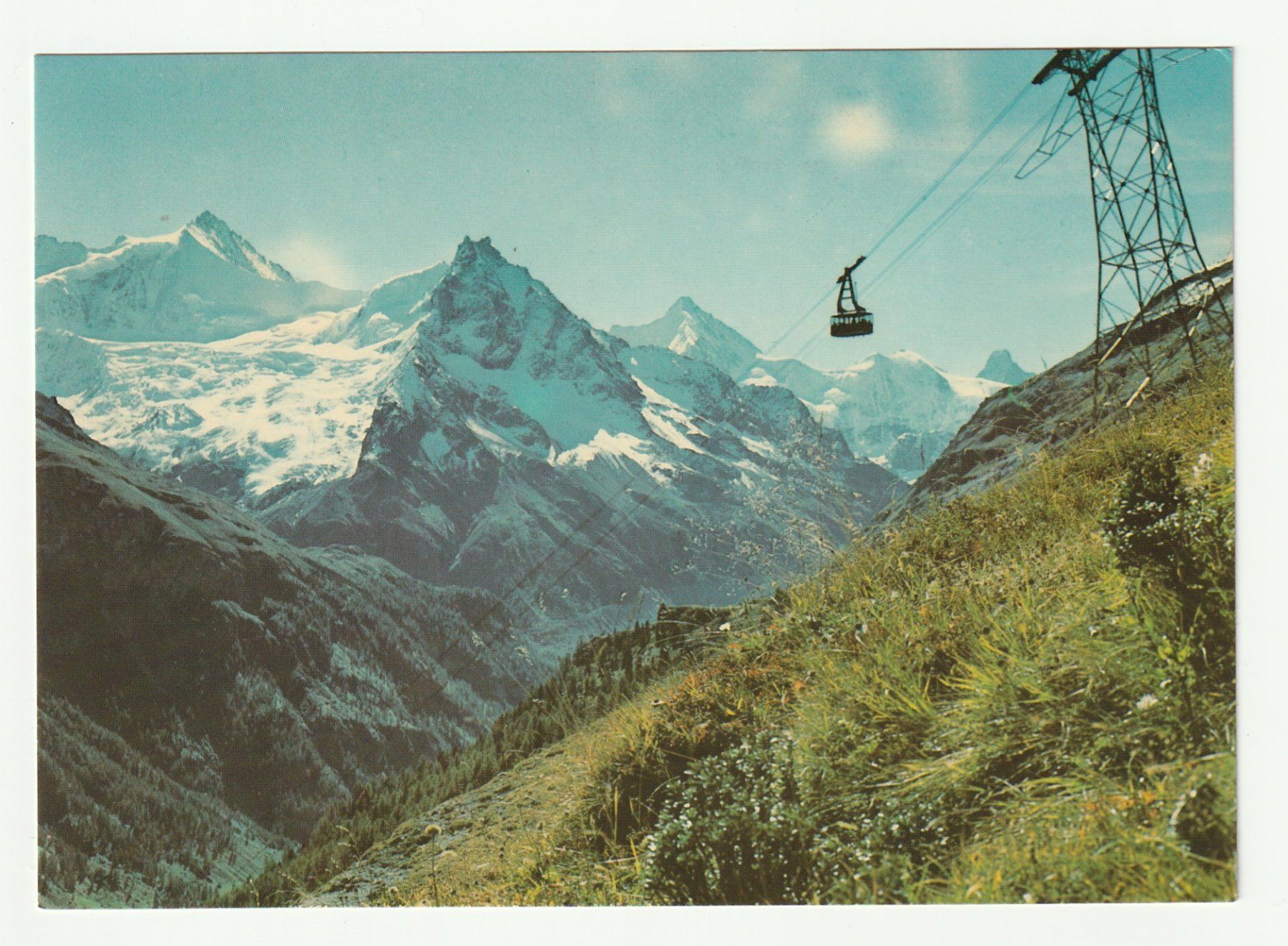Cartoline postali: Postkarte Zinal, Téléphérique de Sorebois, Valais – Nuovo (secondo la descrizione) da St. Gallen venduto da Ricardo_Deals