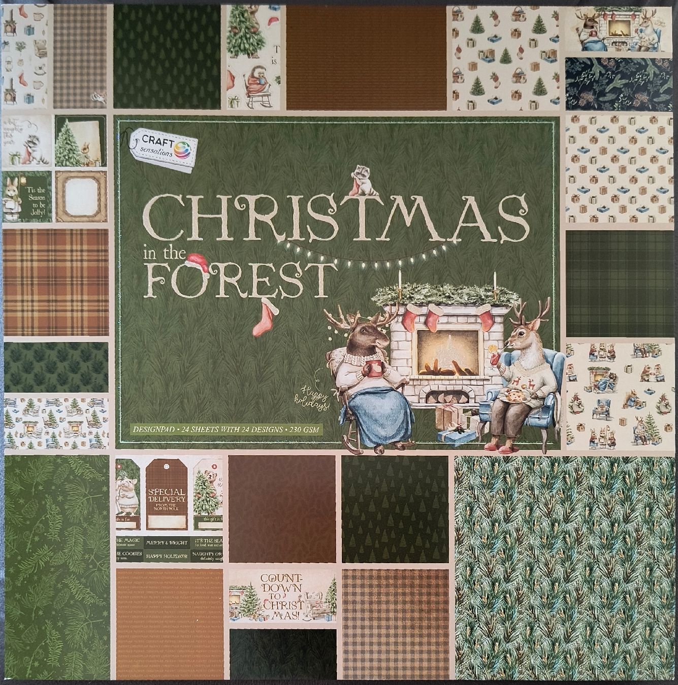 Papiere: Weihnachtspapier Scrapbooking Set 24 Blatt Designpapier – Neu (gemäss Beschreibung) aus Würenlingen von Striga 2