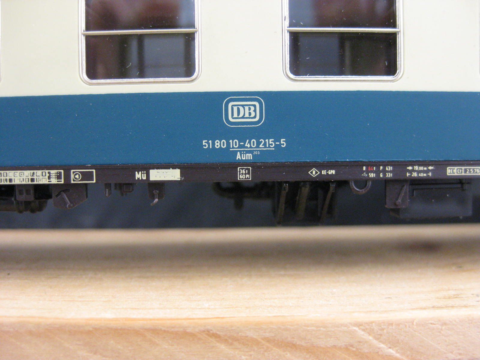 Modellini di ferrovie: ADE DB Wagen 1. Klasse blau-beige – Nuovo (secondo la descrizione) da Malters venduto da Marosko 1