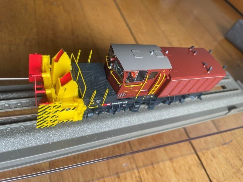 ROCO H0 Xrotm 96 Schneeschleuder 72800 SBB CFF FFS OVP BORN (Neu ...